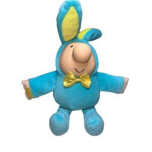 Vintage Ziggy‎ Easter Bunny Plush Doll Stuffed Rabbit Costume 8" Sitting 1988